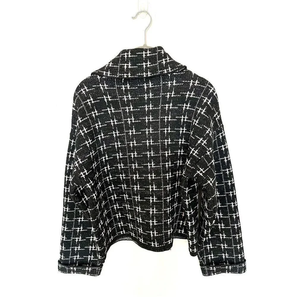 Zara bejeweled metallic jacket size medium